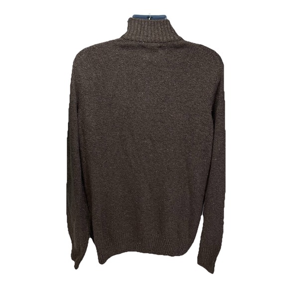 NEW Sonoma Men's Size XL Super Soft Knit 1/4 Zip Sweater Light Brown - Picture 3 of 10